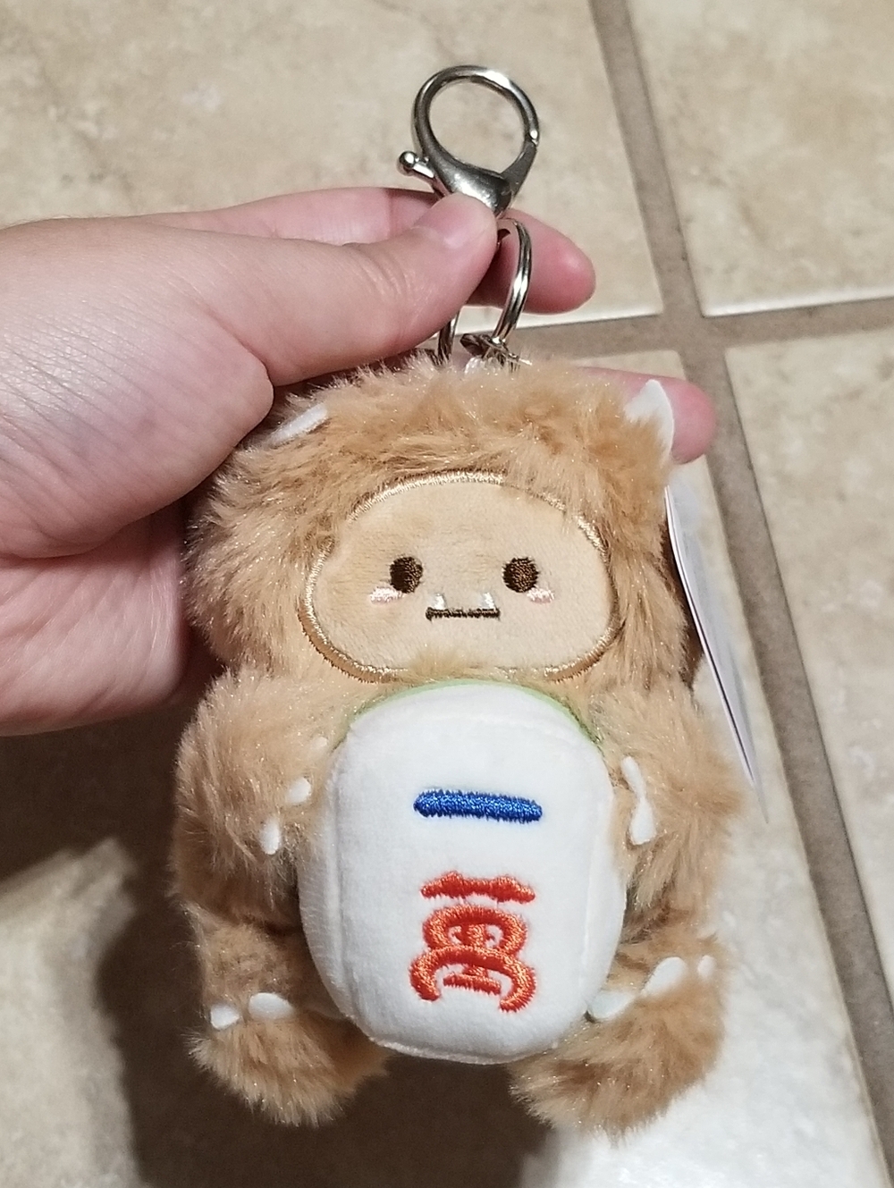 Smoko Mahjong Hank Yeti Keychain Bag Charm Plush